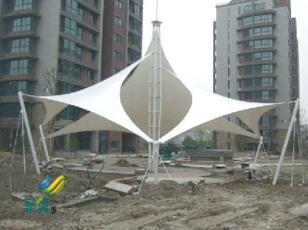 张拉膜景观膜结构大跨度建筑|景观棚城市标志